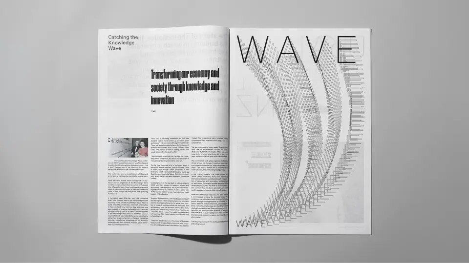 Open Icehouse anniversary publication with a “Wave” spread