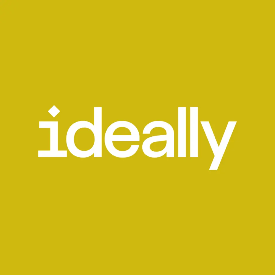 Ideally wordmark in yellow