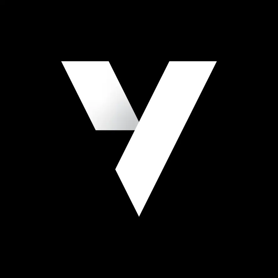White V logo on a black background for Icehouse Ventures